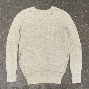 Lululemon open sides dark grey sweater sz 4